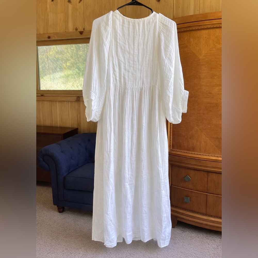 Daugter Of India - White Midi Dress Size S - Picture 2 of 3